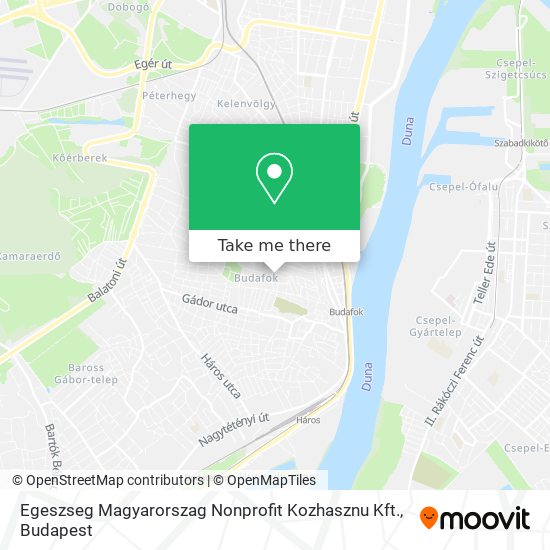 Egeszseg Magyarorszag Nonprofit Kozhasznu Kft. map