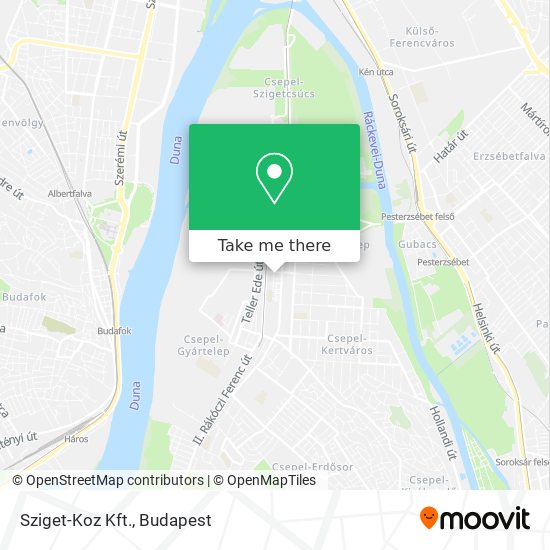 Sziget-Koz Kft. map