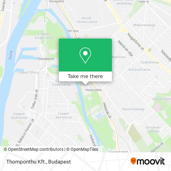 Thomponthu Kft. map