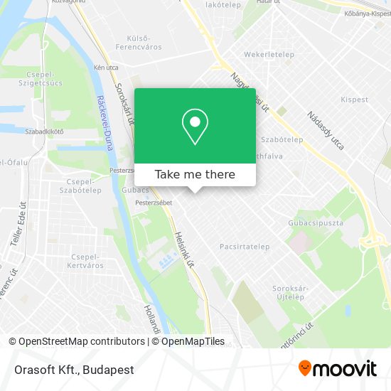 Orasoft Kft. map