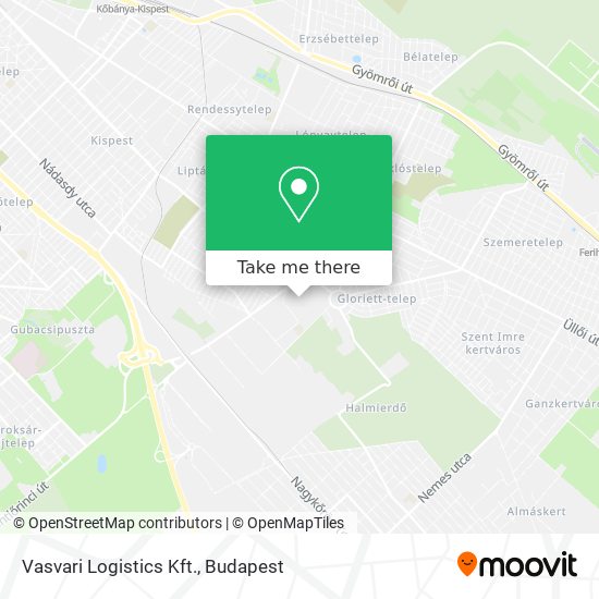 Vasvari Logistics Kft. map