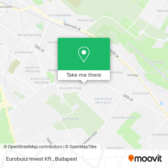 Eurobusz-Invest Kft. map