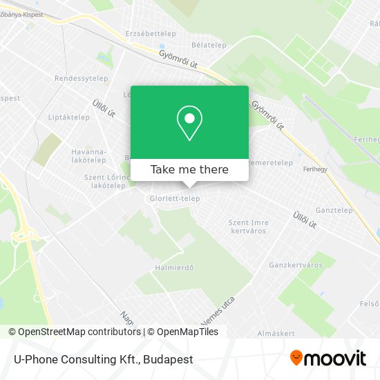 U-Phone Consulting Kft. map