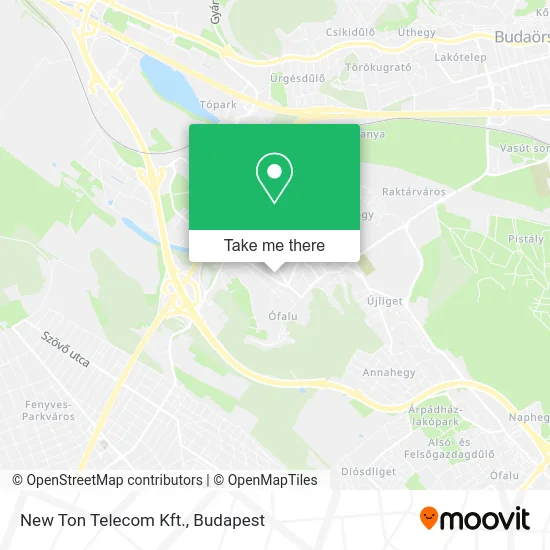 New Ton Telecom Kft. map