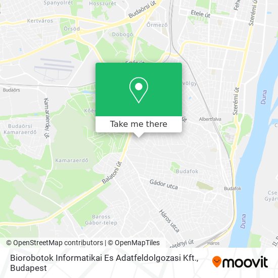 Biorobotok Informatikai Es Adatfeldolgozasi Kft. map