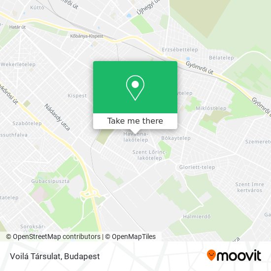 Voilá Társulat map