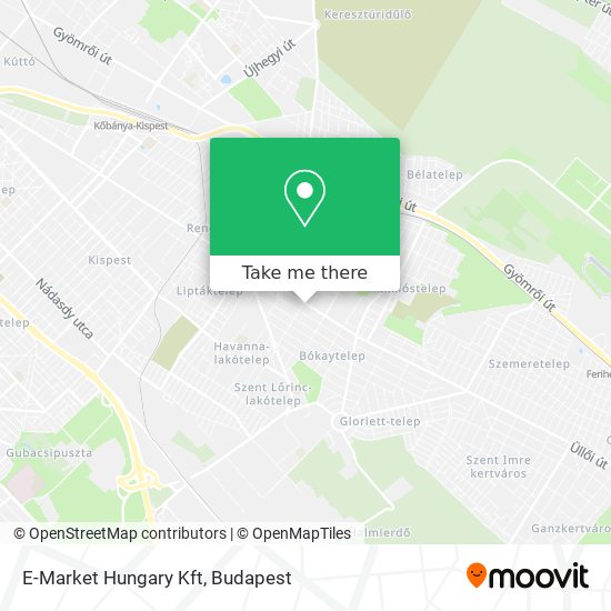 E-Market Hungary Kft map