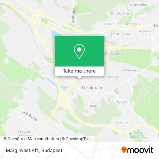 Marginvest Kft. map