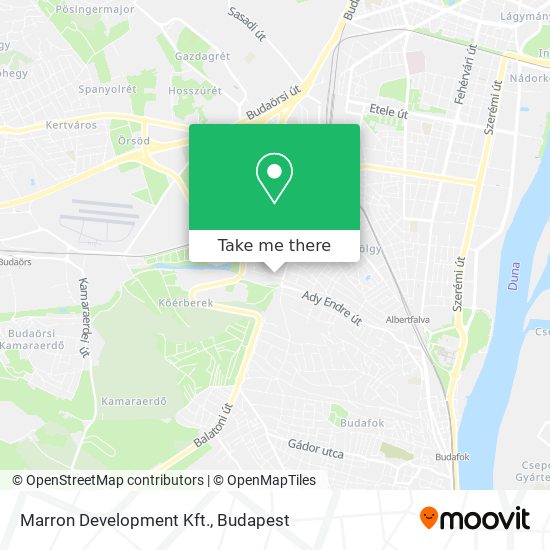 Marron Development Kft. map