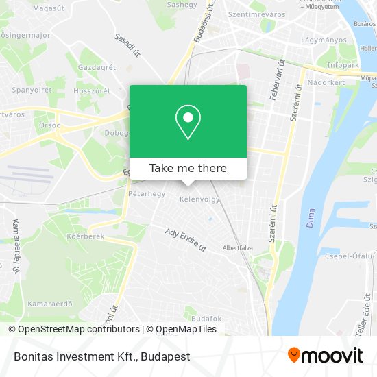 Bonitas Investment Kft. map