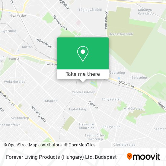 Forever Living Products (Hungary) Ltd map