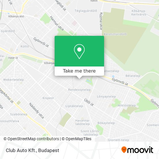 Club Auto Kft. map