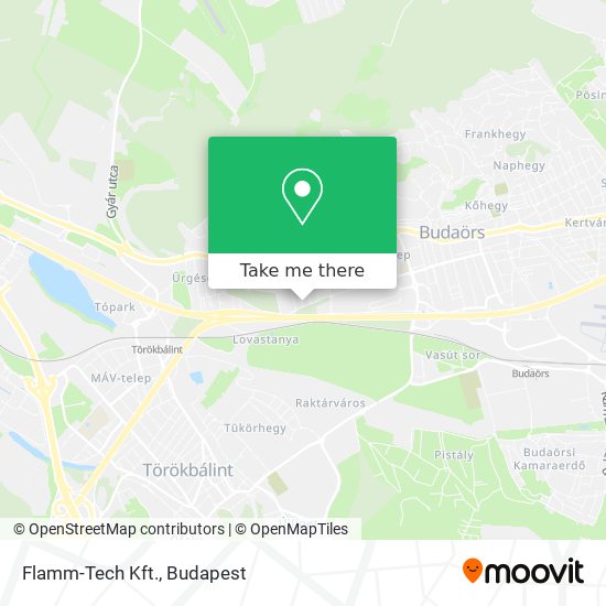 Flamm-Tech Kft. map