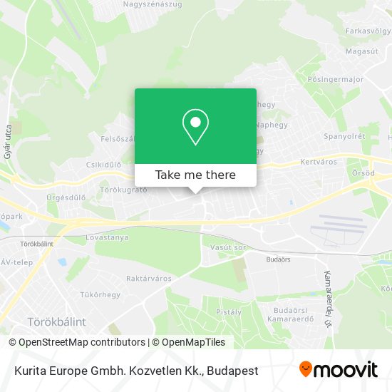 Kurita Europe Gmbh. Kozvetlen Kk. map