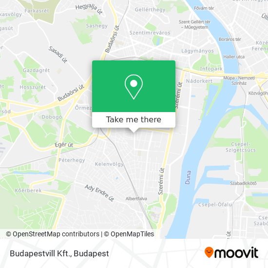 Budapestvill Kft. map