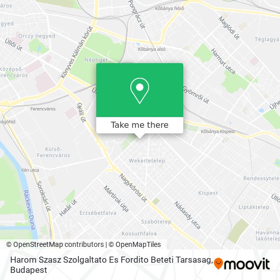 Harom Szasz Szolgaltato Es Fordito Beteti Tarsasag map