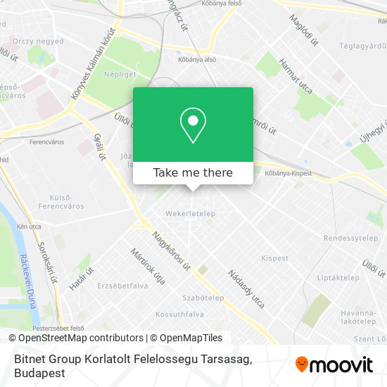 Bitnet Group Korlatolt Felelossegu Tarsasag map