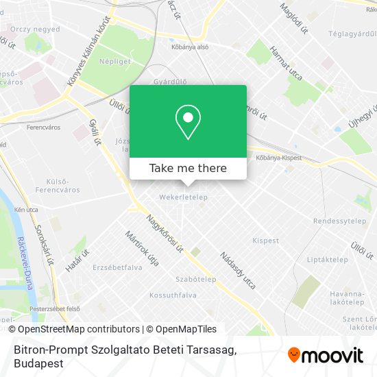 Bitron-Prompt Szolgaltato Beteti Tarsasag map