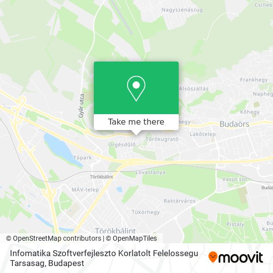 Infomatika Szoftverfejleszto Korlatolt Felelossegu Tarsasag map