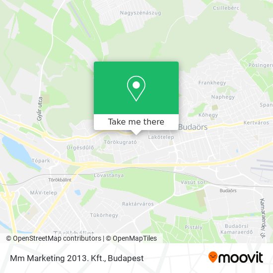 Mm Marketing 2013. Kft. map