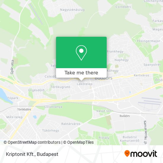 Kriptonit Kft. map