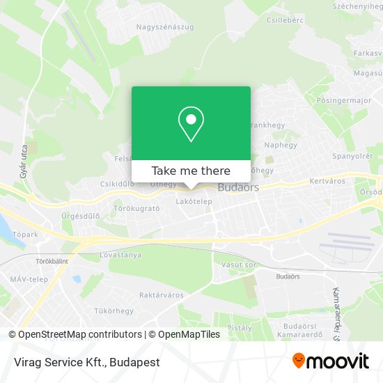 Virag Service Kft. map