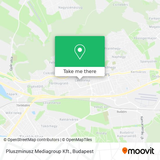 Pluszminusz Mediagroup Kft. map