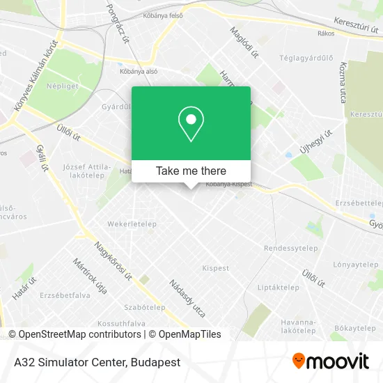 A32 Simulator Center map