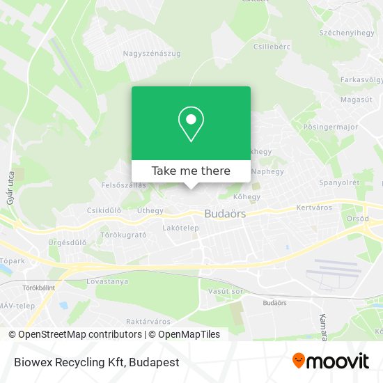 Biowex Recycling Kft map