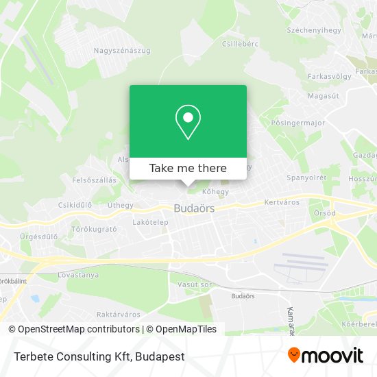 Terbete Consulting Kft map
