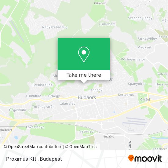 Proximus Kft. map