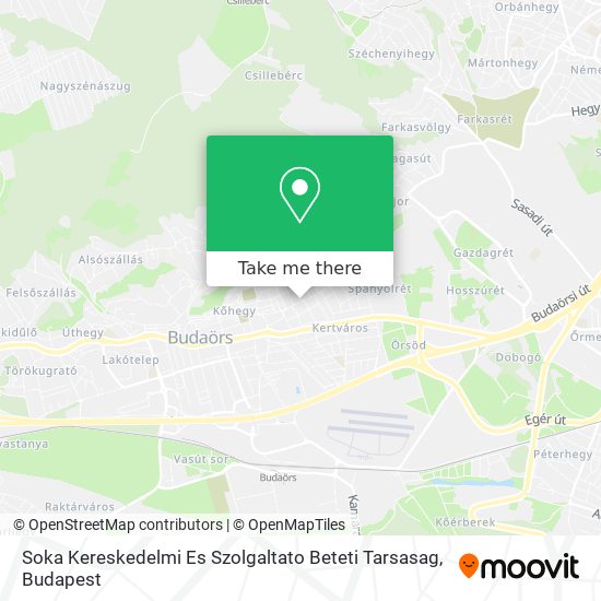 Soka Kereskedelmi Es Szolgaltato Beteti Tarsasag map