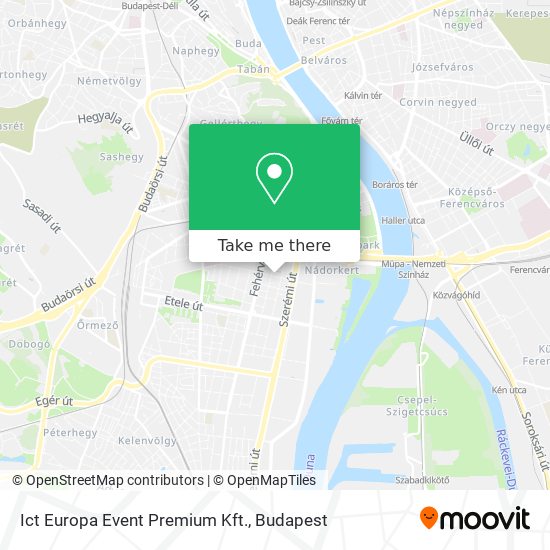 Ict Europa Event Premium Kft. map