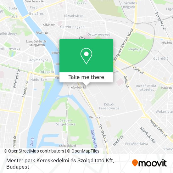 Mester park Kereskedelmi és Szolgáltató Kft map