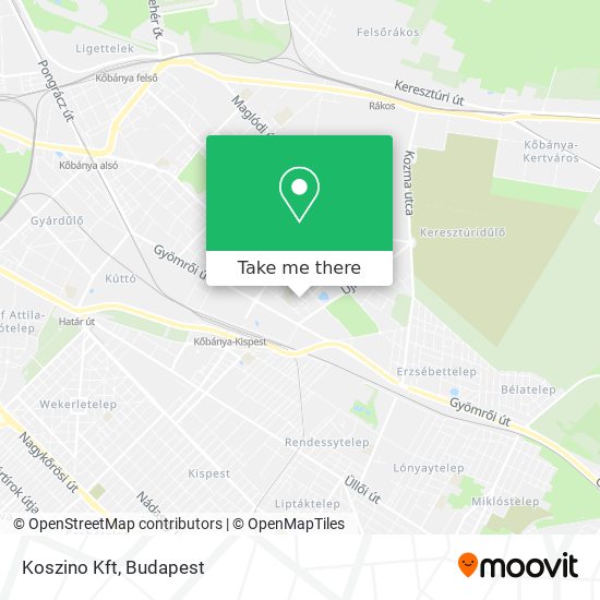 Koszino Kft map