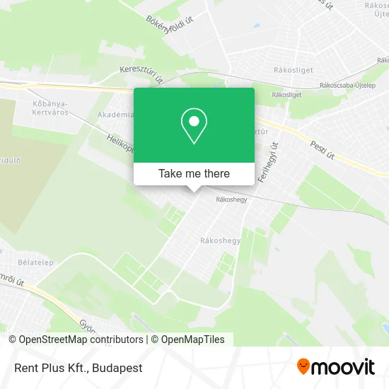 Rent Plus Kft. map