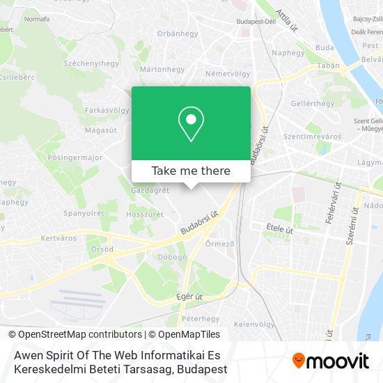 Awen Spirit Of The Web Informatikai Es Kereskedelmi Beteti Tarsasag map