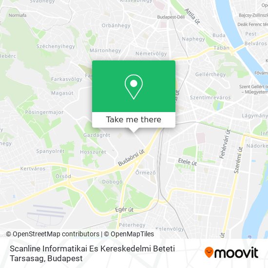 Scanline Informatikai Es Kereskedelmi Beteti Tarsasag map