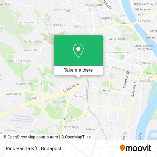 Pink Panda Kft. map