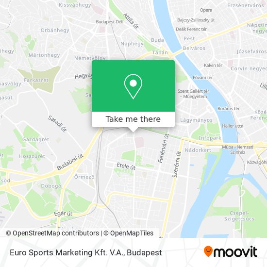 Euro Sports Marketing Kft. V.A. map