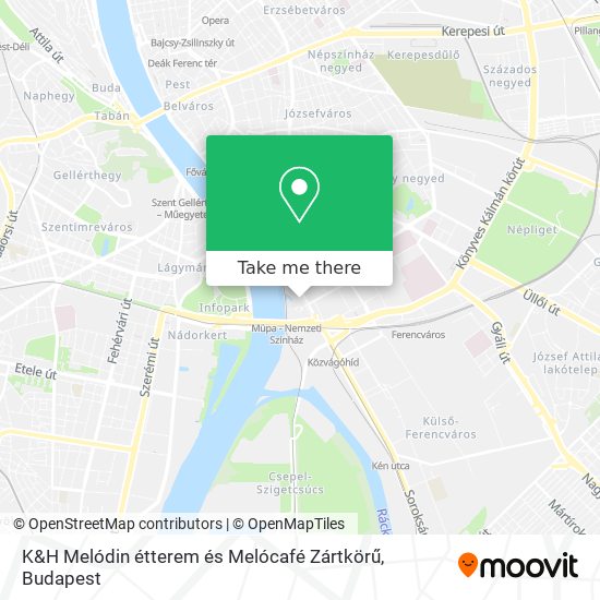 K&H Melódin étterem és Melócafé Zártkörű map