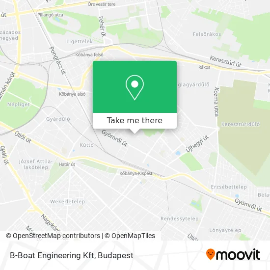 B-Boat Engineering Kft map