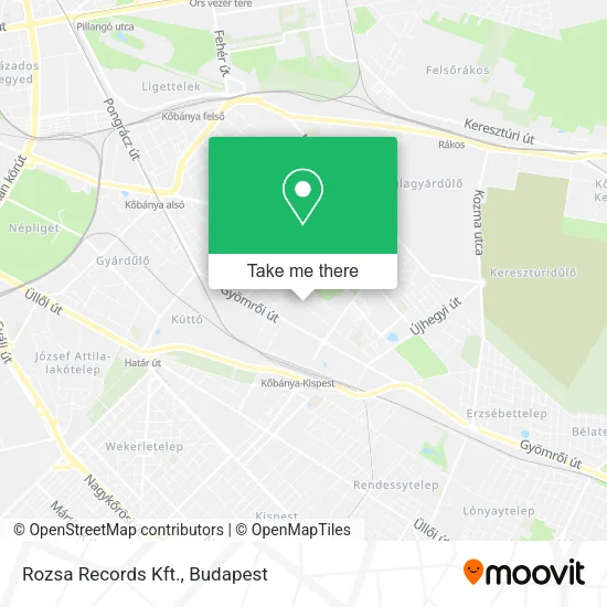 Rozsa Records Kft. map