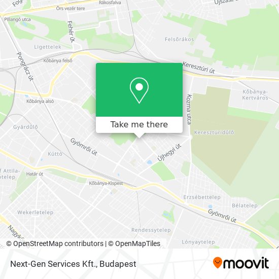 Next-Gen Services Kft. map