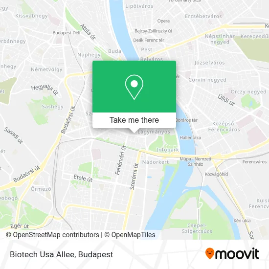 Biotech Usa Allee map