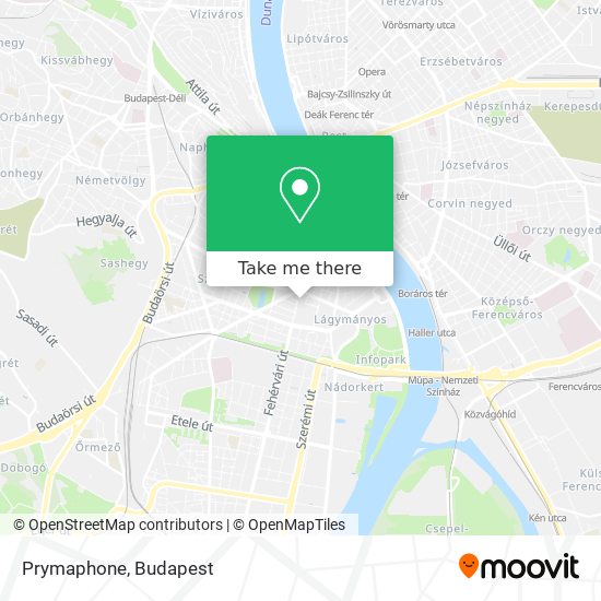 Prymaphone map