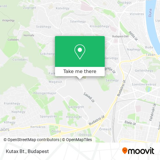 Kutax Bt. map