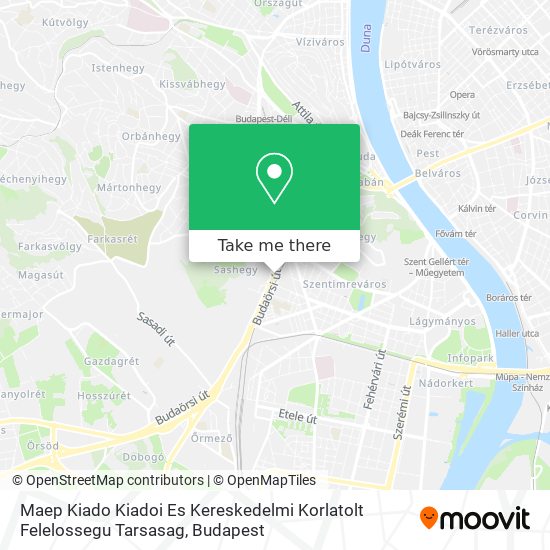 Maep Kiado Kiadoi Es Kereskedelmi Korlatolt Felelossegu Tarsasag map