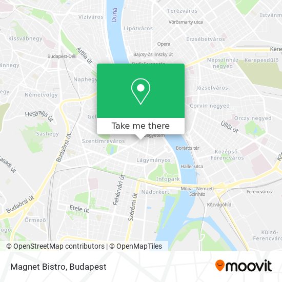 Magnet Bistro map