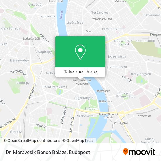 Dr. Moravcsik Bence Balázs map
